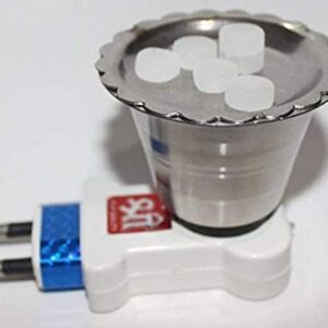 Stainless Steel Electric Kapoor Dani & Incense Burner Steel
