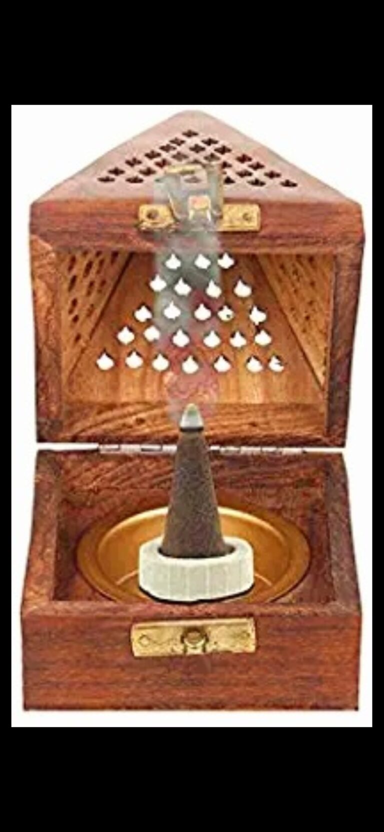 Wooden Dhoop Dani.. Pyramide shape hand crafted
