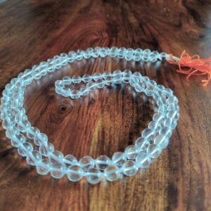 SPHATIK MALA - 100% QUARTZ CRYSTAL (108 BEADS)