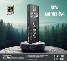 Vijay Silver Stone Premium Agarbatti 100gm