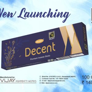 Vijay Decent premium Incense Stick 100gm