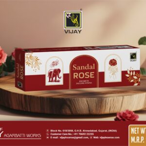 Vijay Rose Sandal Premium Agarbatti 100gm